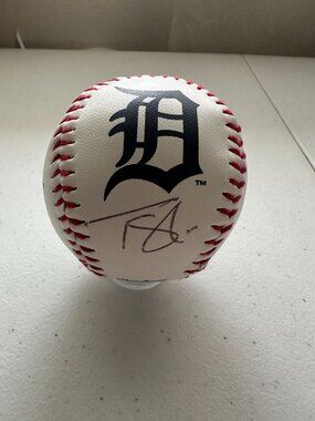 TARIK SKUBAL SIGNED DETROIT TIGERS RAWLINGS BASEBALL AUTOGRAPHED W/COA - 851A